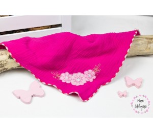 Stickserie - Fee liebt Reh Fransenappli